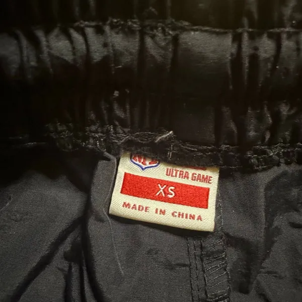 NFL San Francisco 49ers xs black windbreaker pants unisex - Image 6