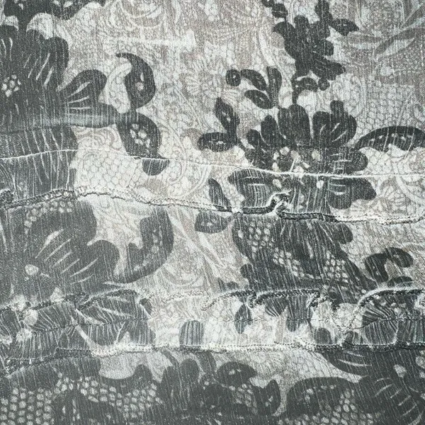 Y2K Green floral tank top. Size L - Image 7
