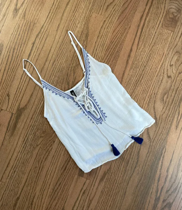 H&M Lace Up Tank Top - Image 3
