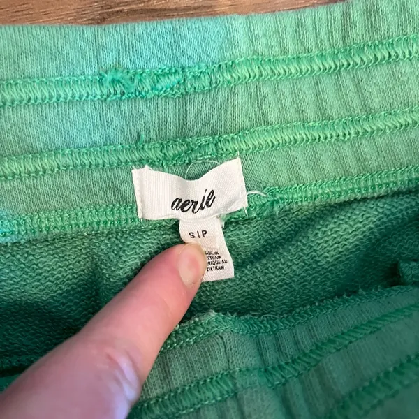Aerie Green Joggers with ski patches - Image 4