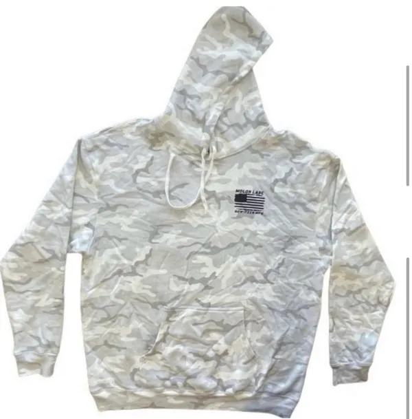 Howitzer Molon Labe Men's Arctic Camo Hoodie - Image 2