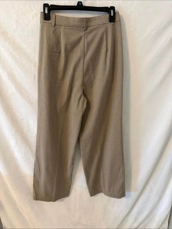 H&M Beige Wide-Leg Women's Pants - Image 5