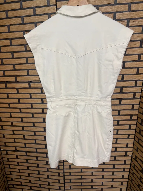 Entro cream dress size small - Image 2