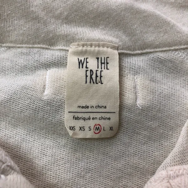 Free People We The Free Poppy Polo Tee Cream - Image 3