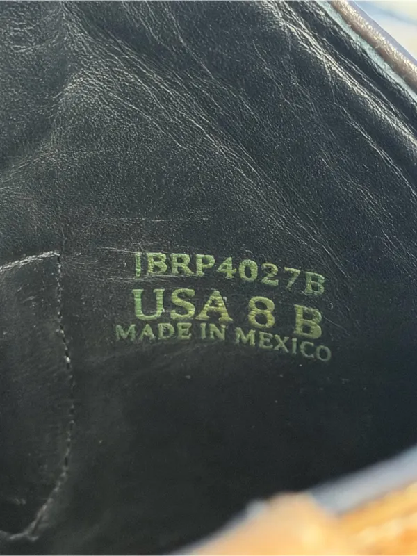 J.B. Dillon Boots Brown Size 8 - Image 9