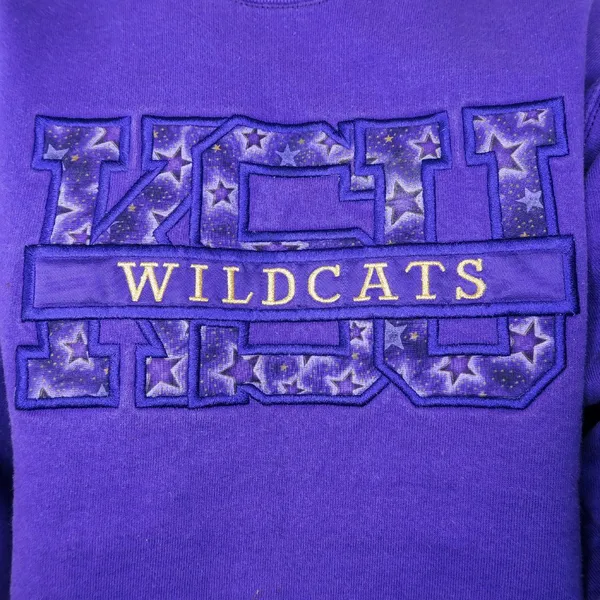 Fruit of the Loom Vintage 90s Kansas State Wildcats Sweatshirt - Image 3