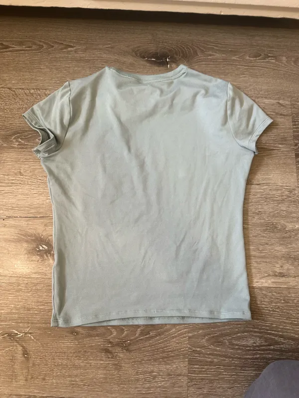 Hollister Short Sleeve Crew Tee in Sage - Image 4