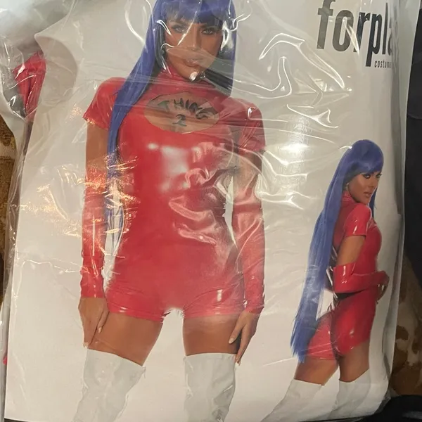 NEW Forplay Thing 2 Dr. Suess Sexy Halloween Costume Size XS Small - Image 4
