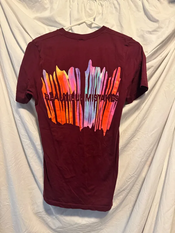 Bella Canvas T-Shirt Maroon 5 “Beautiful Mistakes “ - Image 2