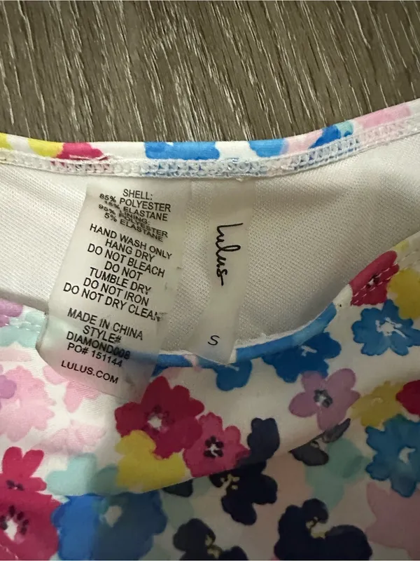 Lulu's Multicolor Floral Ring-Front Bandeau Bikini - Image 5