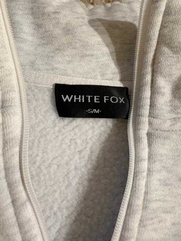 White Fox Boutique Half-Zip Sweatshirt - Image 3