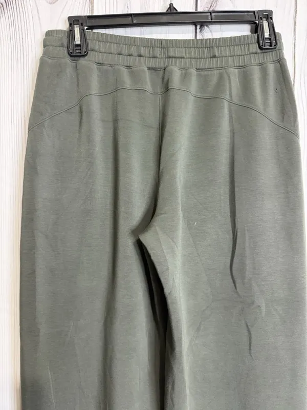 Spanx Air Essentials Wide Leg Pants Women's XL Dark Green Drawstring Lounge Soft - Image 5