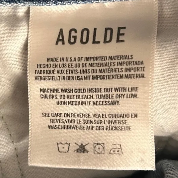 Agolde Cherie Straight Leg‎ Jeans Blue 29 - Image 9
