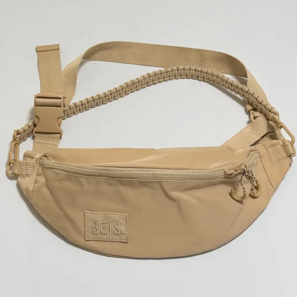 BEIS The Sport Pack Fanny Pack Belt Sling Bag Beige Tan Paracord Strap - Image 4