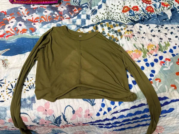 Free People Movement Long Sleeve Crop Top - Image 2