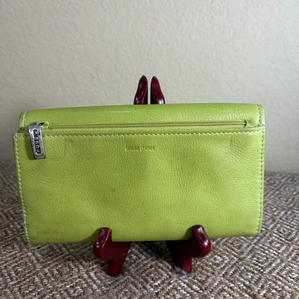 Fossil Green Leather Wallet - Image 3