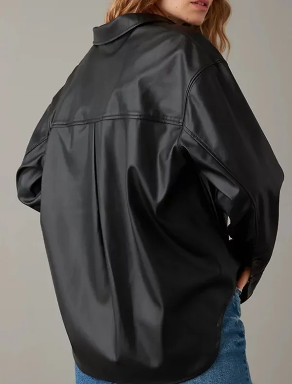 American Eagle Thin Leather Jacket - Image 2