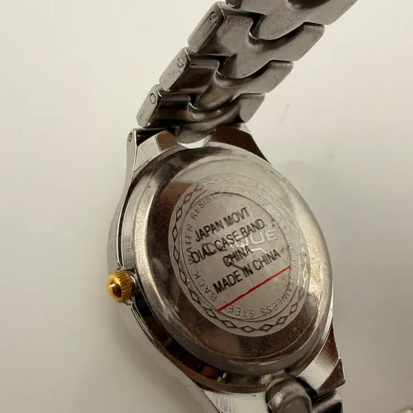 Elegant Vintage Clique Two-Tone Dress Watch - Japan Movt Working New Battery - Image 4