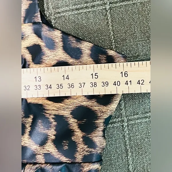 ASOS Leopard Print Corset Seamed Mini Dress size 6 Us new super cute dress - Image 13