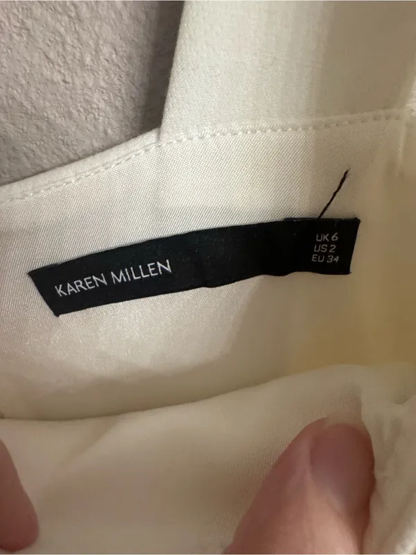 KAREN MILLEN Square-Neck Jumpsuit - Image 6