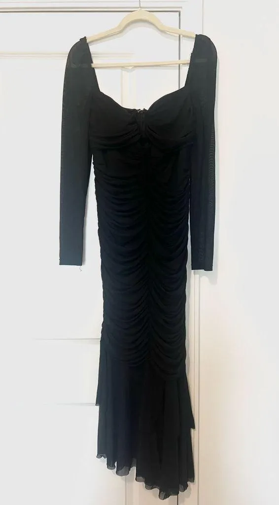 Showpo Here Comes the Sun Arabella Mesh Midi Dress - Image 5