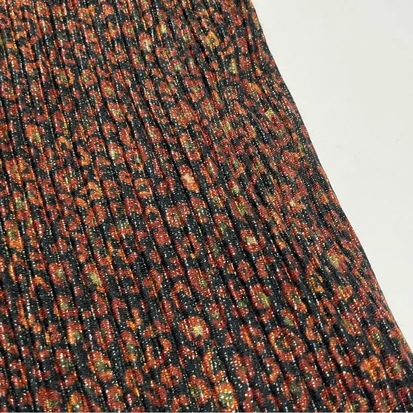 Soft Surroundings Carmella Metallic Top Womens SZ Large Brown Black Gold Blouse‎ - Image 8