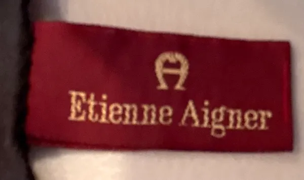 VINTAGE: Etienne Aigner | classic, square silk scarf - Image 5