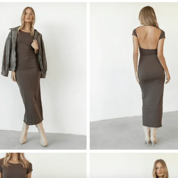 Princess Polly Brown maxi dress - Image 3