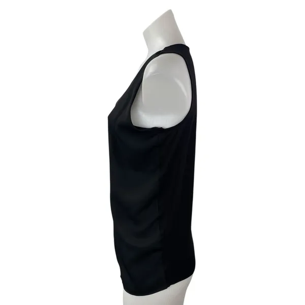 Ann Taylor Women's Black Sleeveless Scoop Neck Basic Cami Camisole Tank Top Sz M - Image 3