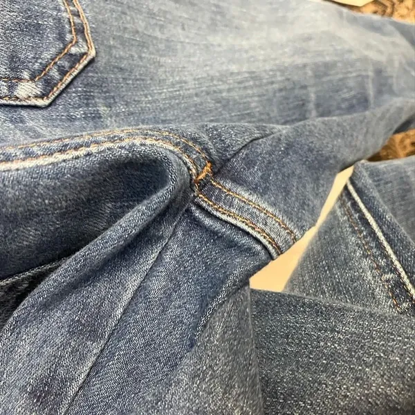 Madewell Denim Overalls‎ Women's Size S Light Wash Stretch Skinny Jeans - Image 5