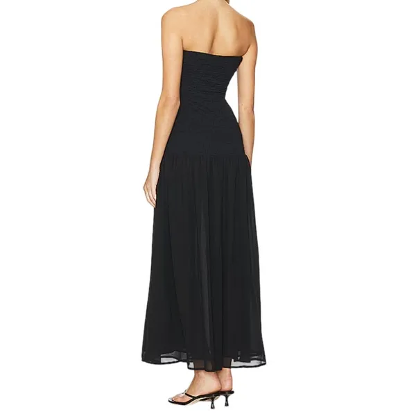 MORE TO COME Kian Maxi Dress in Black, Size XS - Image 2