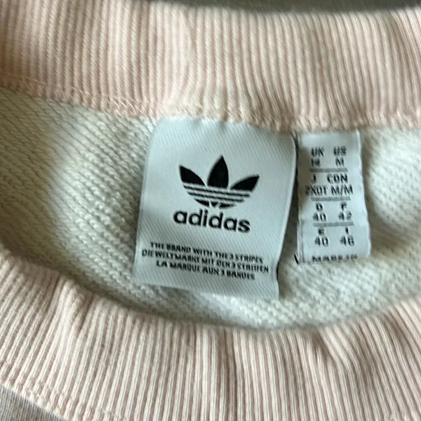 Adidas pink camo pullover sweatshirt - Image 4