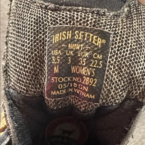 Women’s Red Wing Shoes Irish Setter Hunt Outdoor Waterproof Boots 2892 5.5 NEW - Image 9