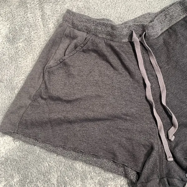 Free People Charcoal lounge Shorts small - Image 2