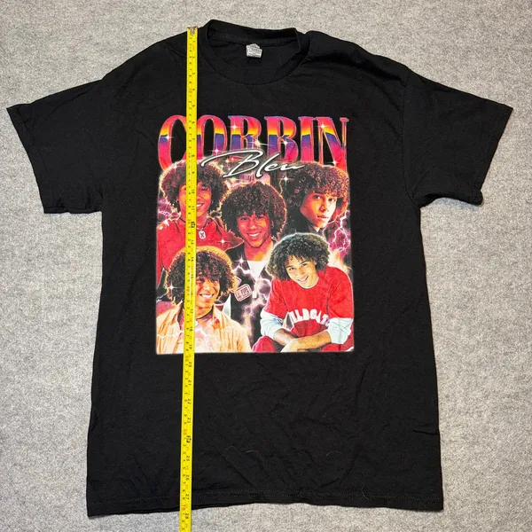 GILDAN Women's Medium Graphic Tee Short Sleeve Black Multicolor Crew Neck - Image 6