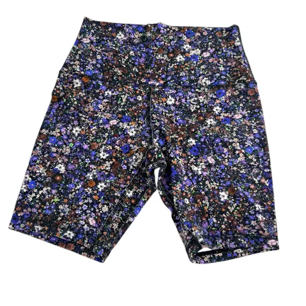 Lululemon‎ Align Bike Shorts Flower Burst Multi Floral Womens Sz 6 - Image 3