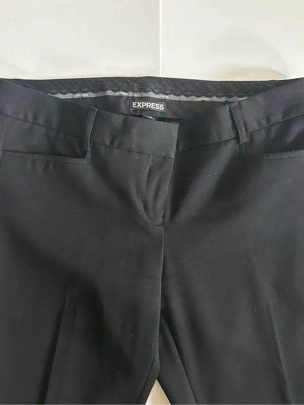 Express black semi flares dress pant with stretch - Image 6