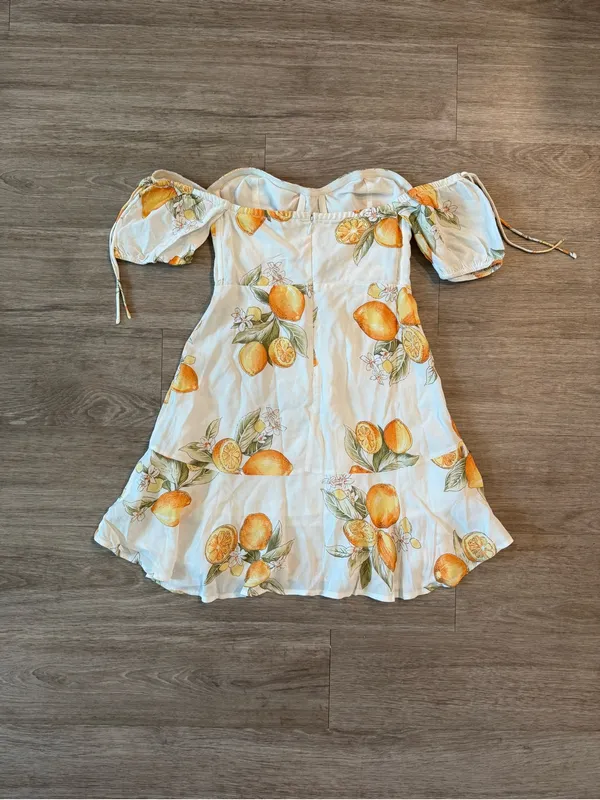 NWT For Love & Lemons Lemonade Mini Dress, Size XS - Image 2