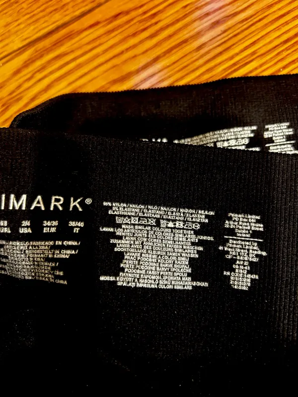 Primark NWT black High Waist Flared Front Slit Stretchy Black leggings - Image 13