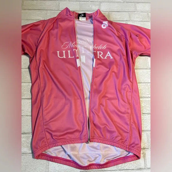 Women's Pink Cycling Top size large - Image 3