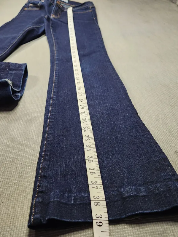 J Brand Women’s Dark Blue Flare Jeans Size 24 - Image 5