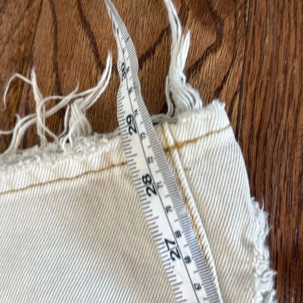 BDG high rise baggy cowboy jeans beige size 26 - Image 8