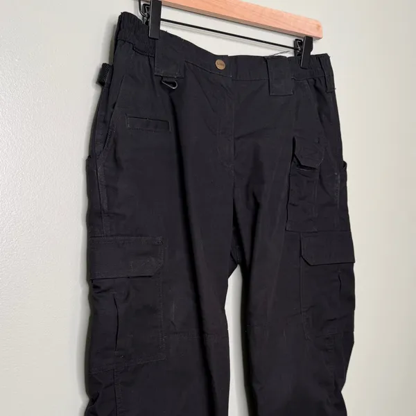 5.11 Tactical Women’s Taclite Pro Ripstop Pants Work Tactical Pant Black Size 12 - Image 4