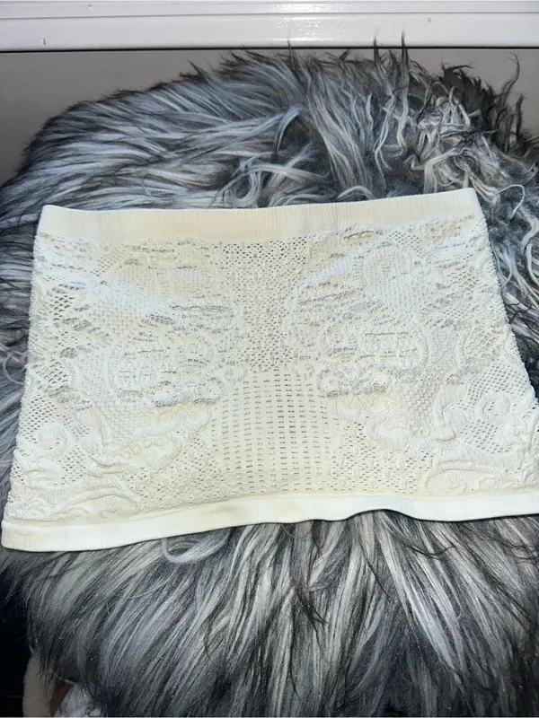 Free People Seamless Lace Bandeau-Ivory - Image 2