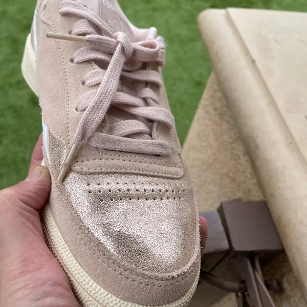 Womens Reebok Club C Revenge Rose Gold Pink Sneak Shoes size 9 - Image 7