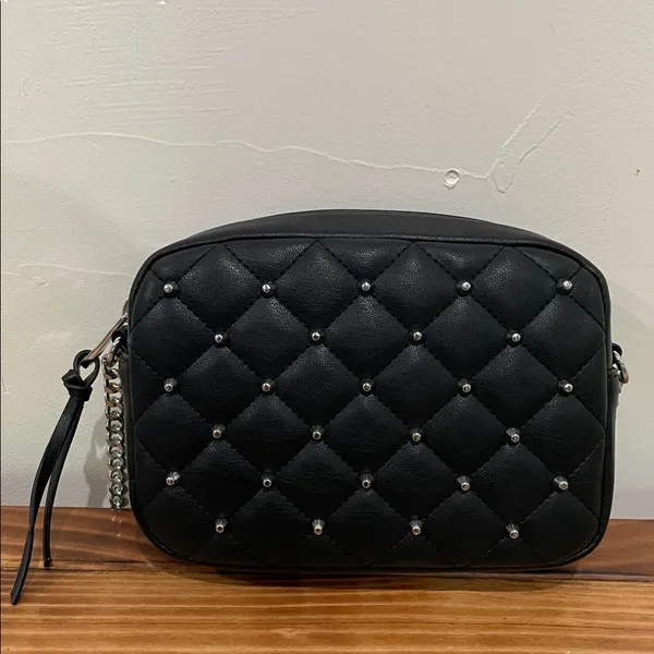 Rebecca Minkoff Diamond Quilt Studded Top Zip Crossbody Bag NWOT - Image 4
