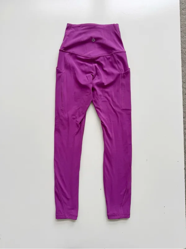lululemon Align High-Rise Leggings- Vivid Plum - Size 0 - Image 8