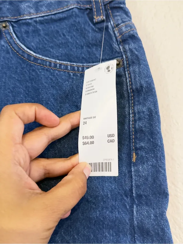 BDG Urban Outfitters Brand New Tori Mid Rise Cutoff Jorts size 24 - Image 4