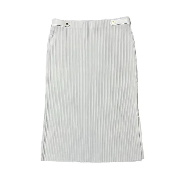 NWOT XL Marc New York Andrew Marc Women’s White Stretch Ribbed Pencil Skirt - Image 2