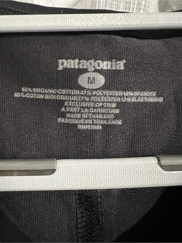 Patagonia Black V-Neck Short Sleeve Dress - Image 3